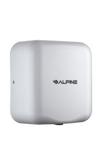 Alpine Industries Hemlock High Speed, Commercial Hand Dryer, White, 220/240v